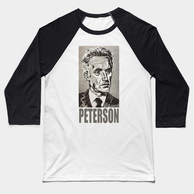 JORDAN PETERSON Baseball T-Shirt by MasterpieceArt